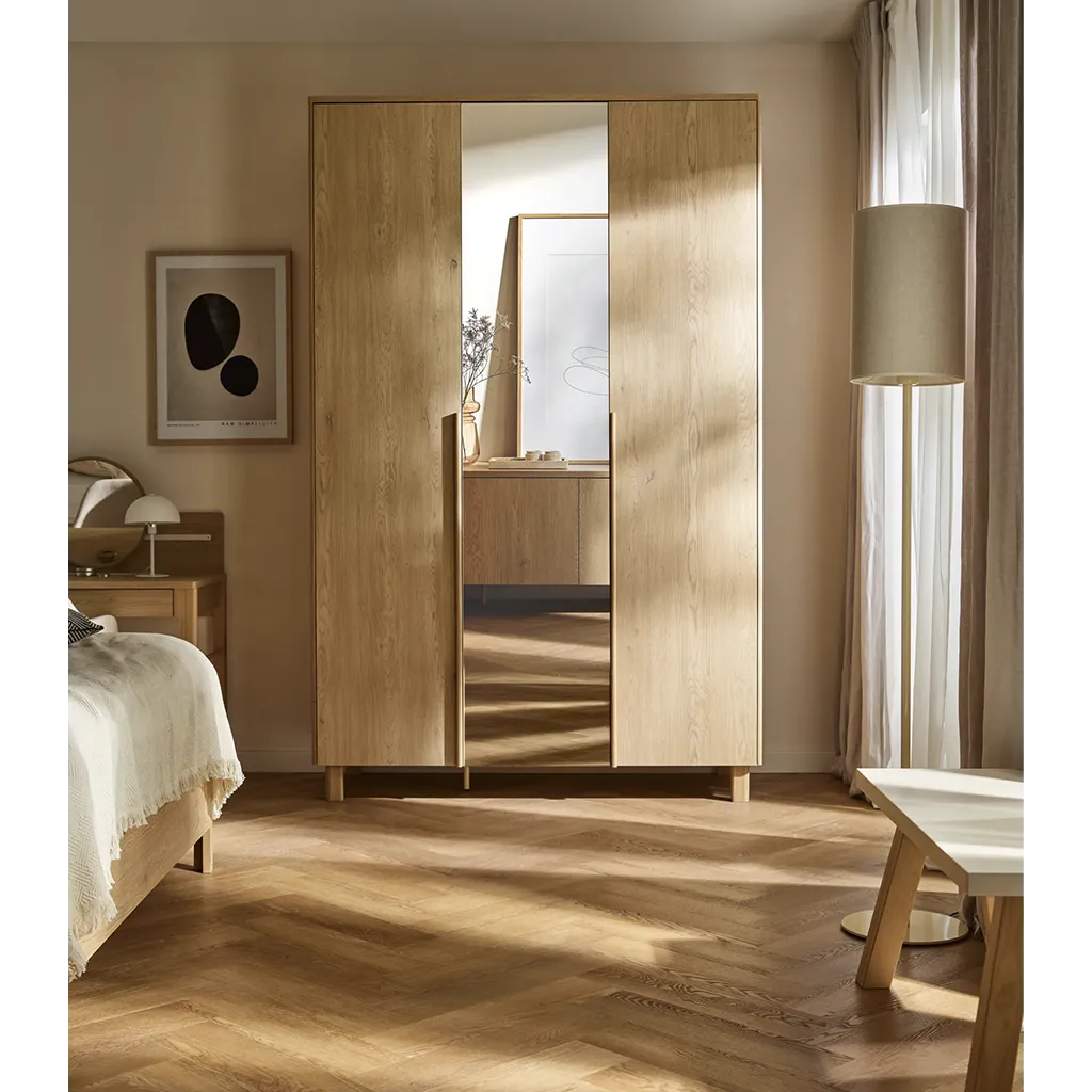 Armoire 3 portes avec miroir et éclairage Well.webp