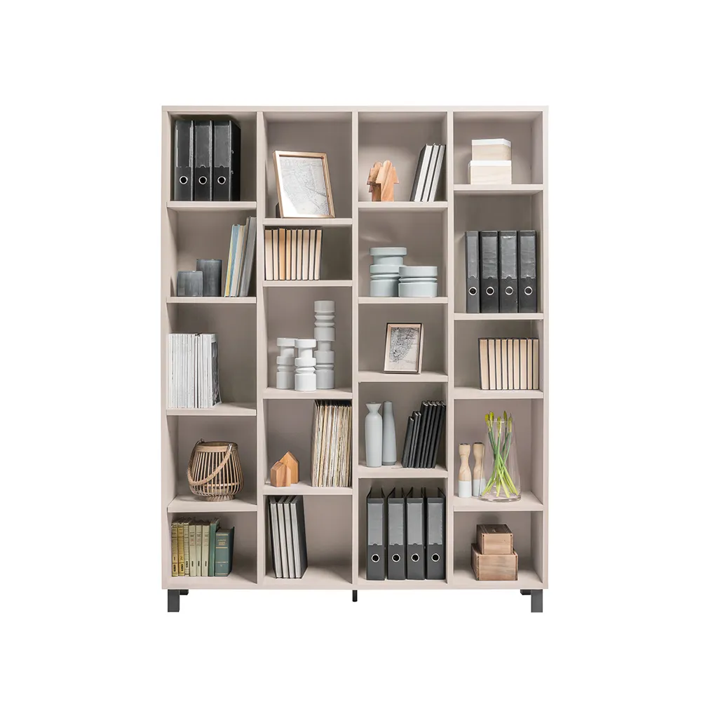 bibliotheque simple sable beige.webp