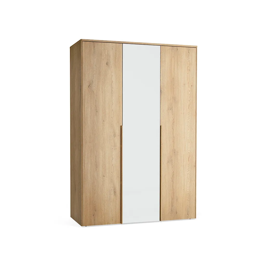 Armoire avec miroir et éclairage 153x223cm WELL