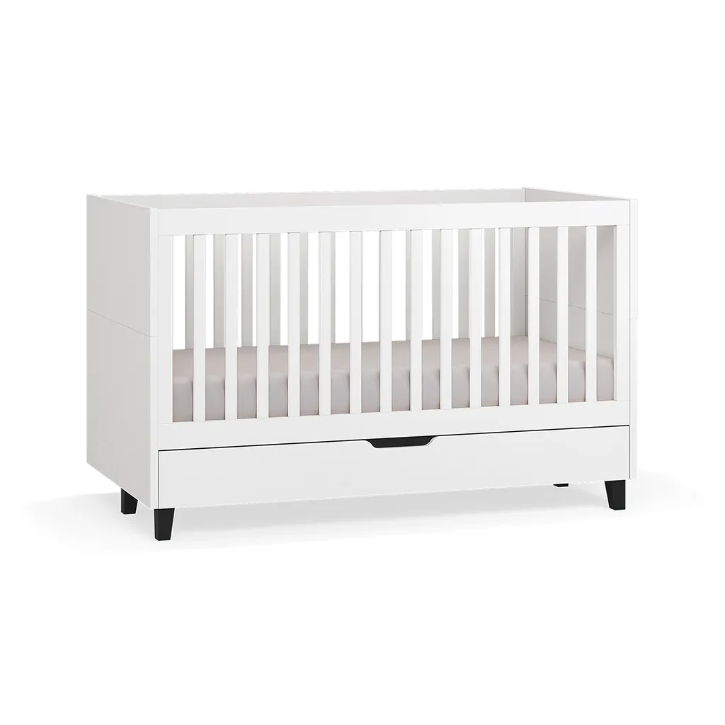Lit bébé / enfant 70X140 SIMPLE (Blanc, Blanc)